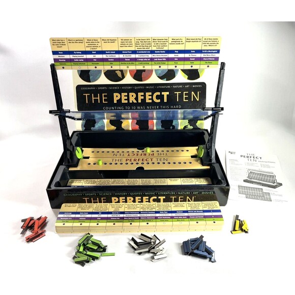 The Perfect Ten 3-D Board Game 2004 University Games Complete - Picture 3 of 15